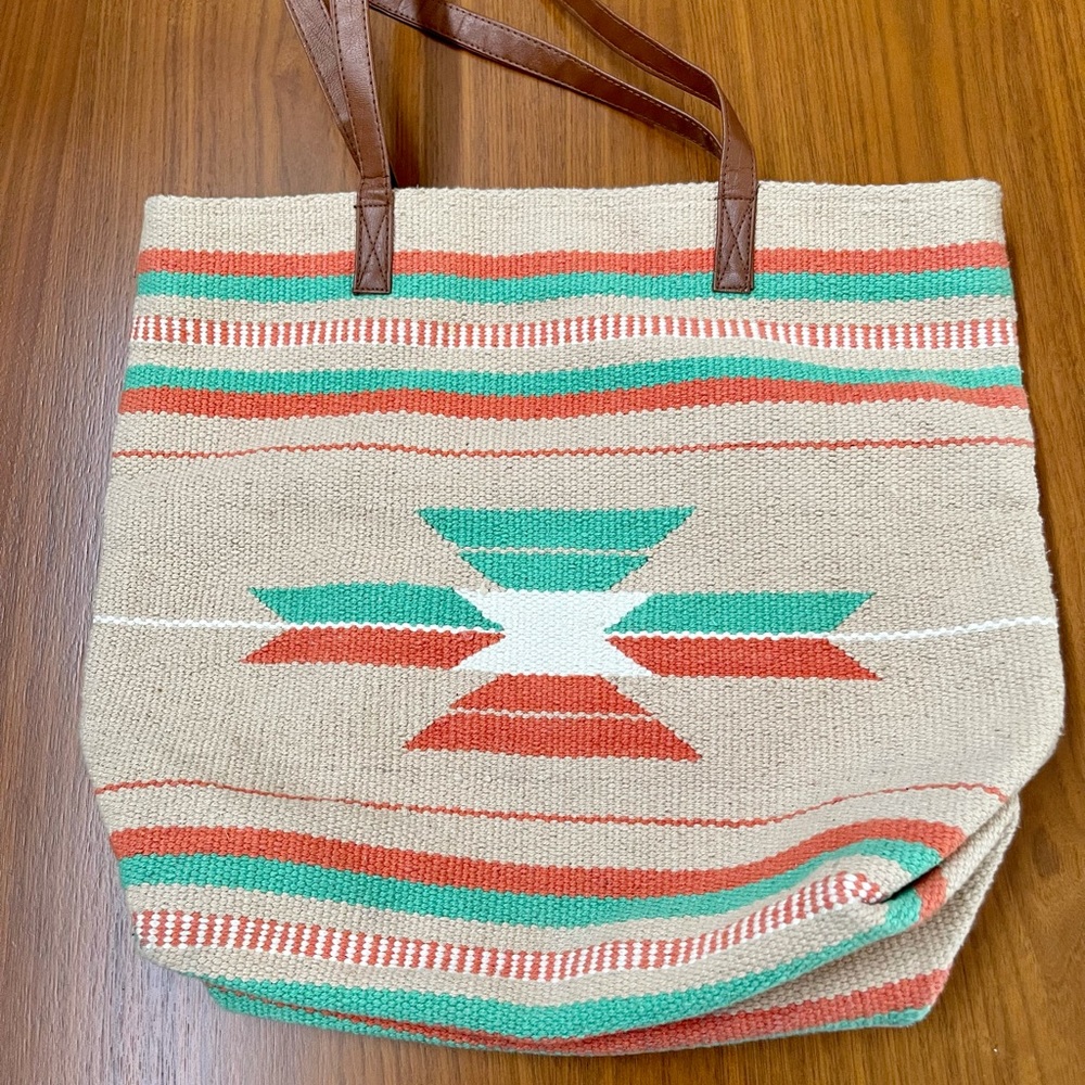 Southwestern Printed Tote Bag